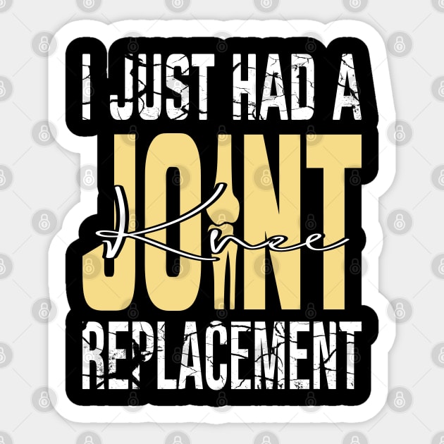 Knee Replacement Sticker by Medical Surgeries